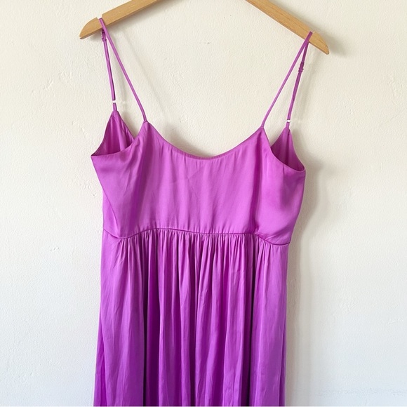 Mango Scoop Neck Satin Dress - Picture 6 of 10